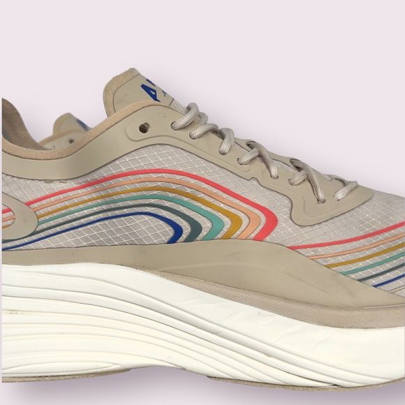APL Women's Streamline Running Shoes Size 10.5 In Alabaster/Peacock /Multi - Picture 5 of 16